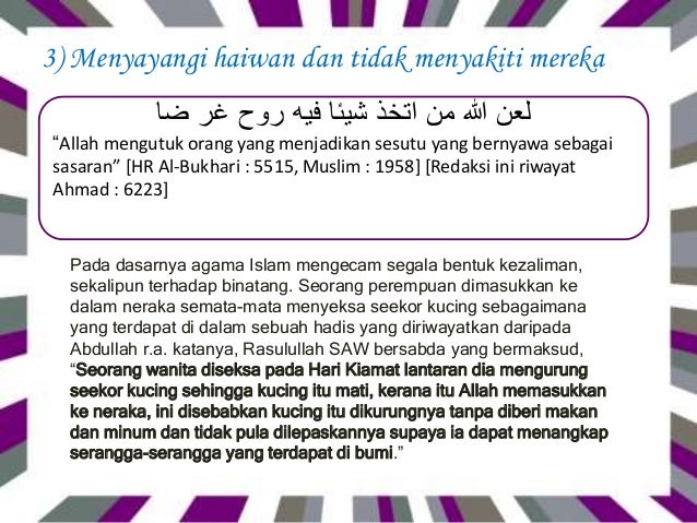 Akhlak Terhadap Haiwan Pembangunan Mapan Dalam Islam