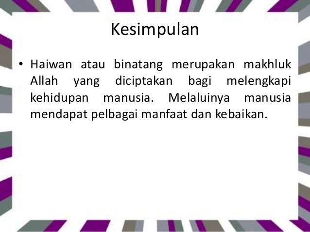 Akhlak Terhadap Haiwan Pembangunan Mapan Dalam Islam