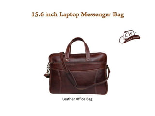  Leather World Brown 15.6 inch Laptop Messenger Bag For Men and Women (Guaranteed Genuine Leather) 