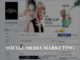 SOCIAL MEDIA MARKETING
 