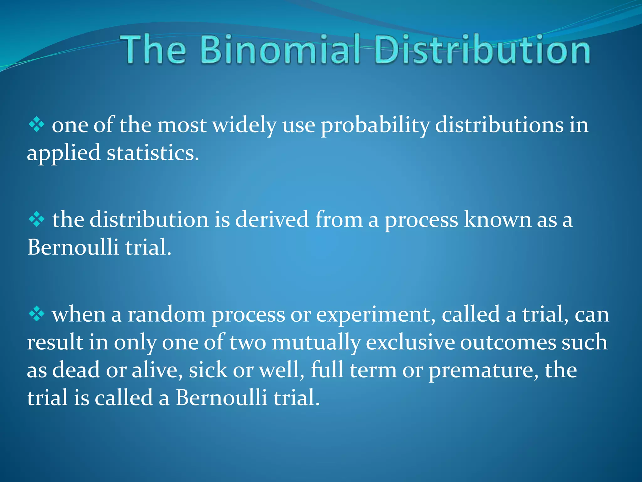 binomial distribution | PPT