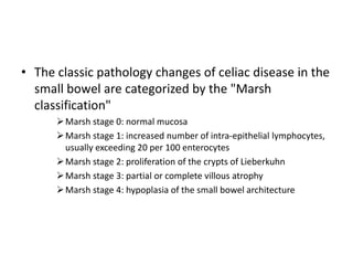 March Classification CELIAC DISEASE | PPTX