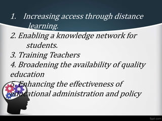 Information And Comunication Technology in Education | PPTX