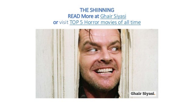 Top 5 Horror Movies Of All Time