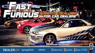 A Fast and Furious Guide to Local SEO for Car Dealers