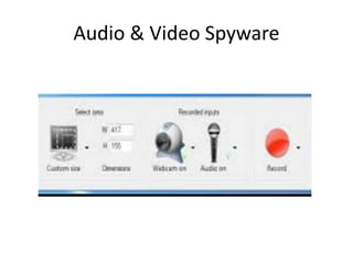 Audio & Video Spyware
 