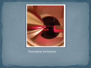 Nanospray ionisation
 