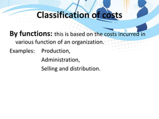 Overview of cost & Management Accounting | PPTX