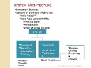 A wearable device Biometric Data acquisition | PPTX