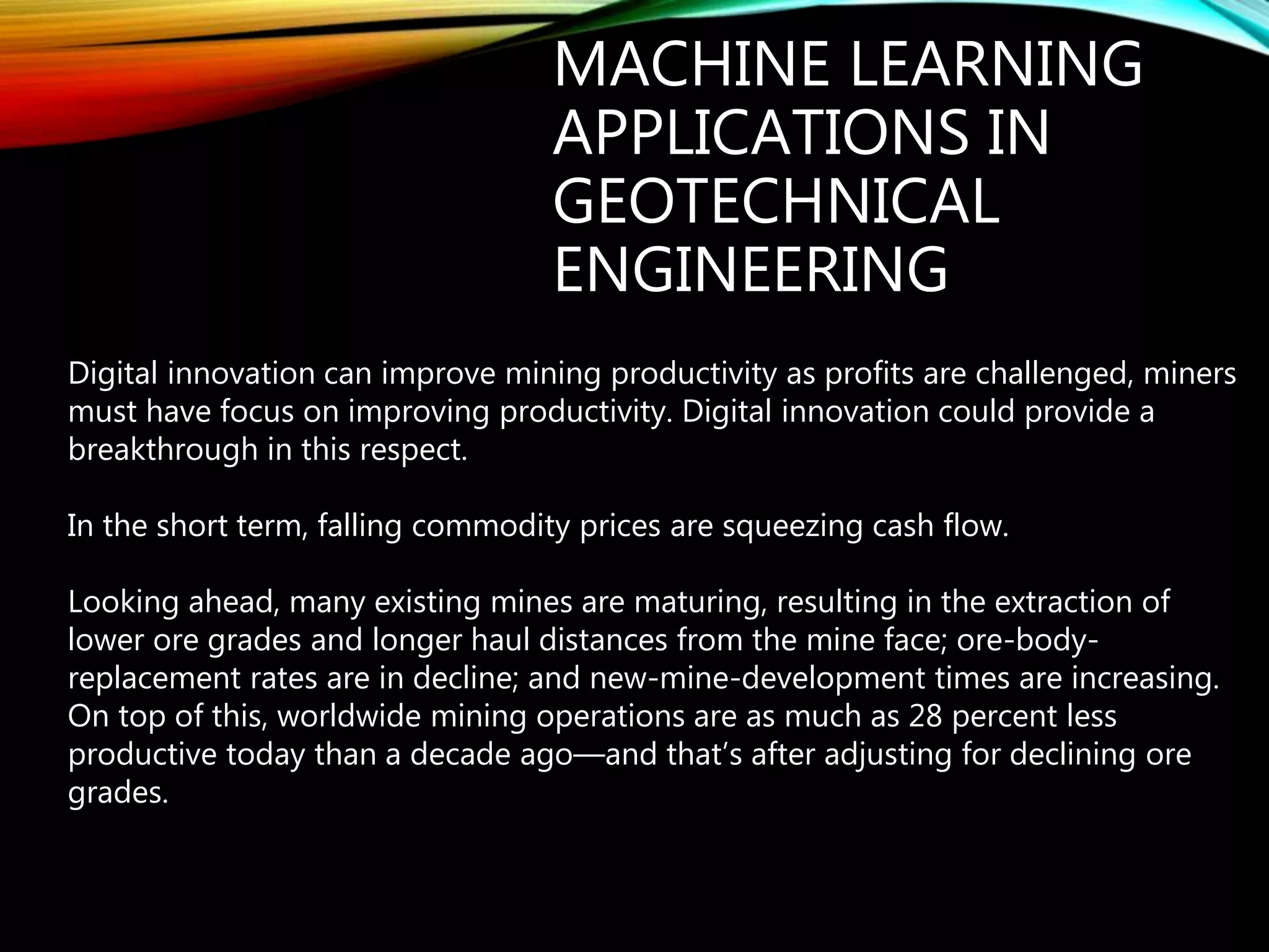 Mining and artificial intelligence - a new paradigm growing! | PPTX