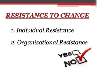 Organisational change