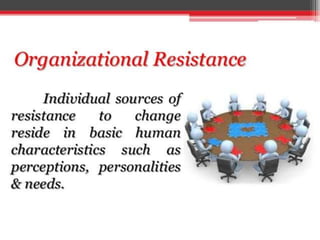 Organisational change