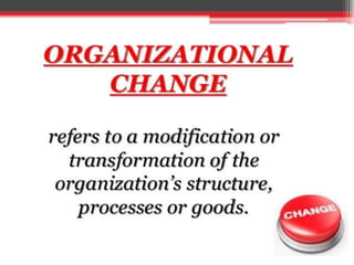 Organisational change