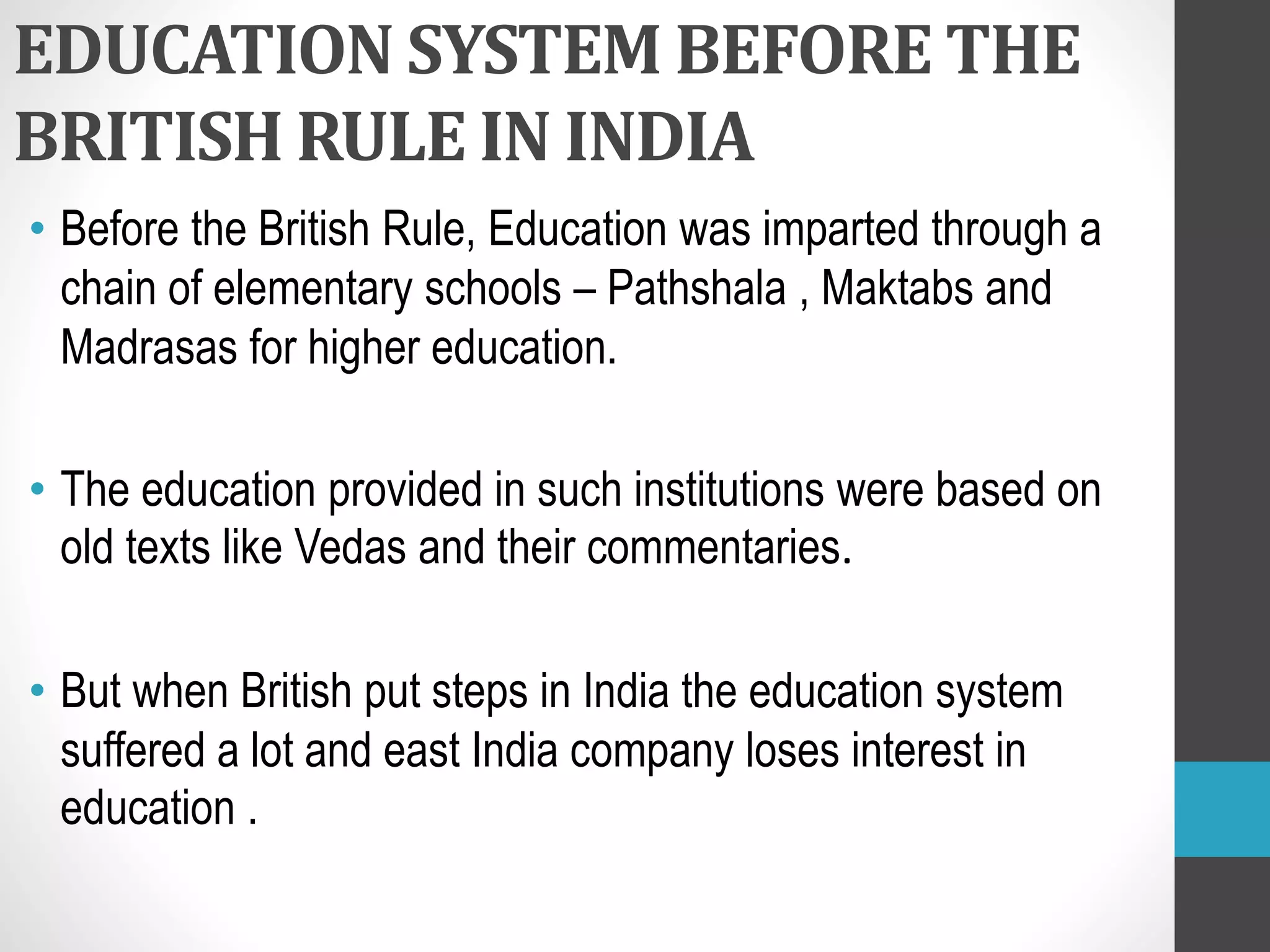 British education rule in India | PPTX