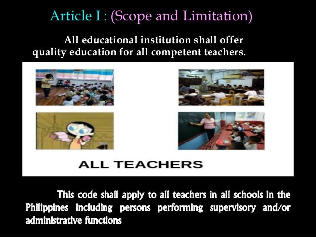 Code Of Ethics For Professional Teachers In The Philippines Code Of Ethics For Professional Teachers In The Philippines