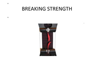 BREAKING STRENGTH
 