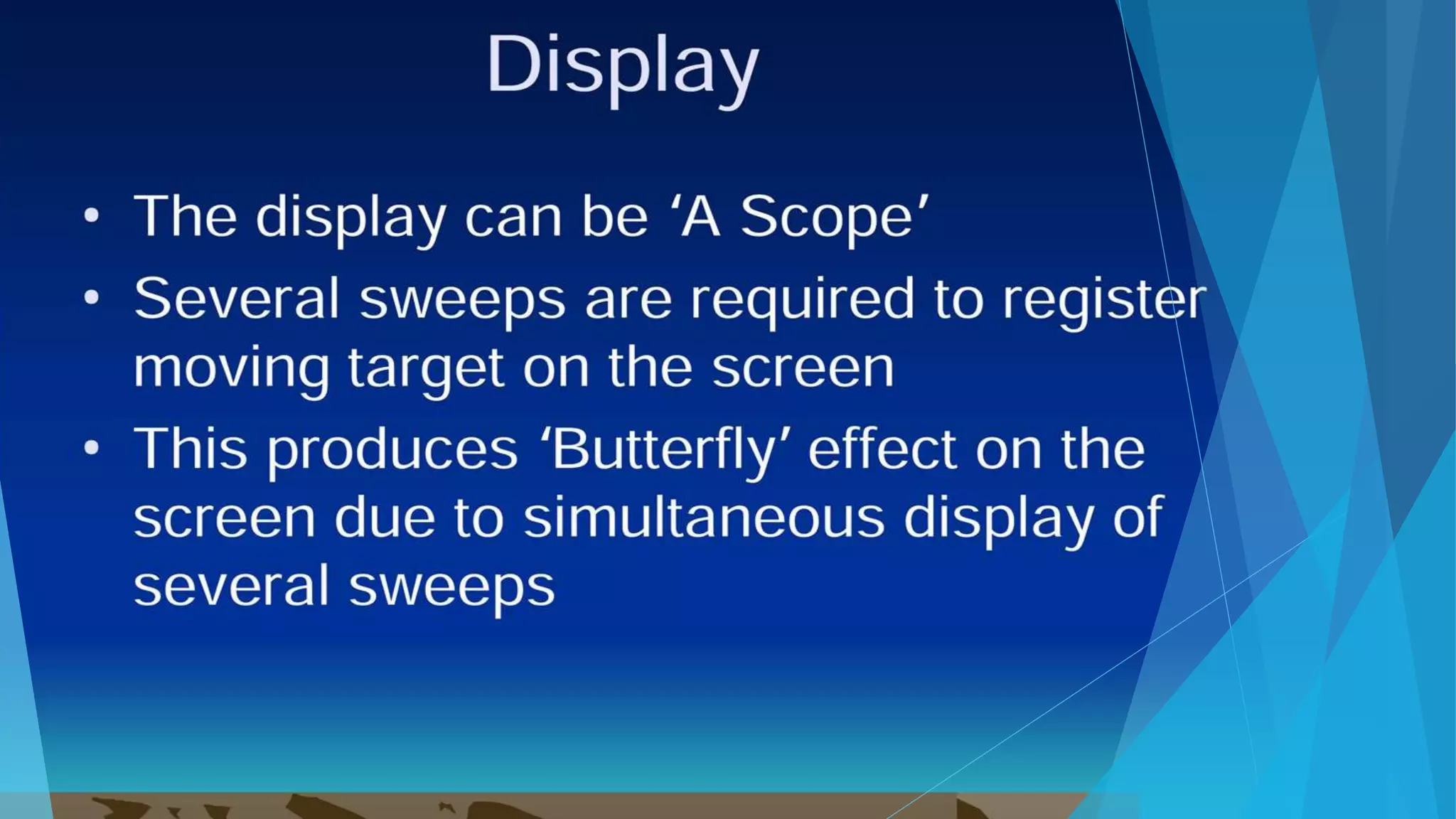 Moving target indicator radar (MTI)