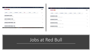 Jobs at Red Bull
 