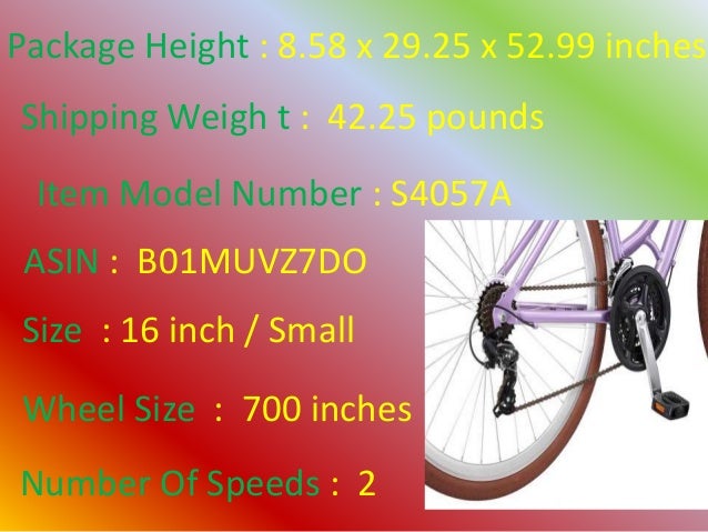 schwinn 700c capitol women's bike