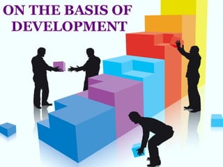 ON THE BASIS OF
DEVELOPMENT
 