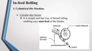 Screw Thread Manufacturing | PPTX