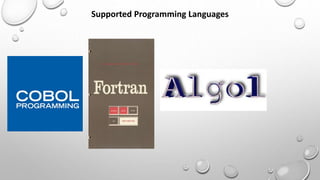 Supported Programming Languages
 