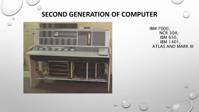 Second Generation Computer | PPTX