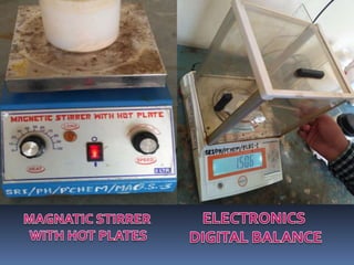 PHARMACEUTICAL INSTRUMENTS USED IN LABORETORY