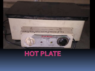 PHARMACEUTICAL INSTRUMENTS USED IN LABORETORY