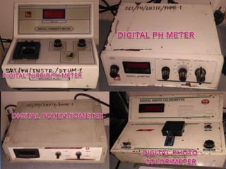 PHARMACEUTICAL INSTRUMENTS USED IN LABORETORY
