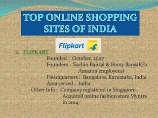 2. FLIPKART :-
 