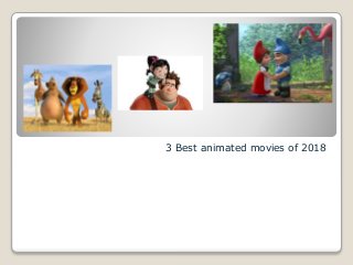 3 Best animated movies of 2018
 