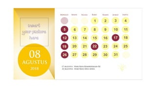 template kalender 2018