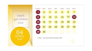 template kalender 2018