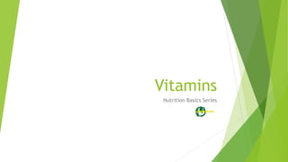 Vitamins
Nutrition Basics Series
 