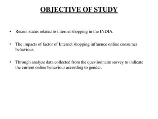 STUDY ON IMPACT OF E-COMMERCE ON BUYING BEHAVIOUR | PDF