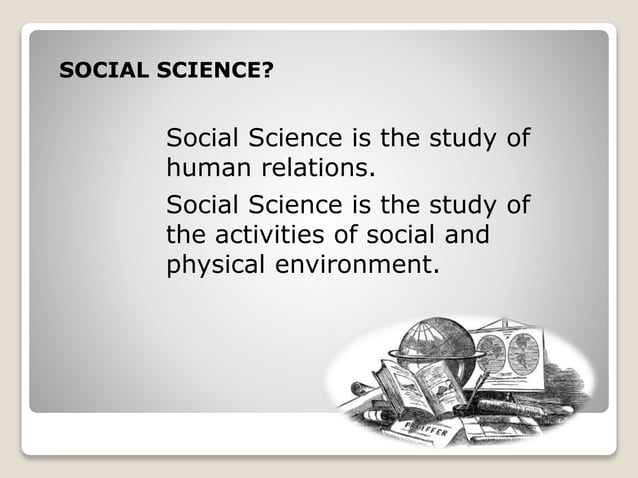 IMPORTANCE OF SOCIAL SCIENCE