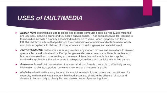 Multimedia and ICT