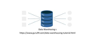 Data Warehosing s
https://www.guru99.com/data-warehousing-tutorial.html
 