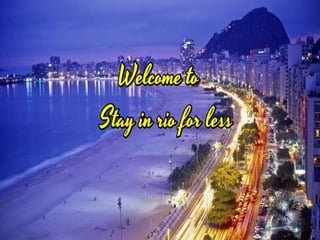 rio de janeiro beach vacations | Economical apartments for rent in Rio de Janeiro	