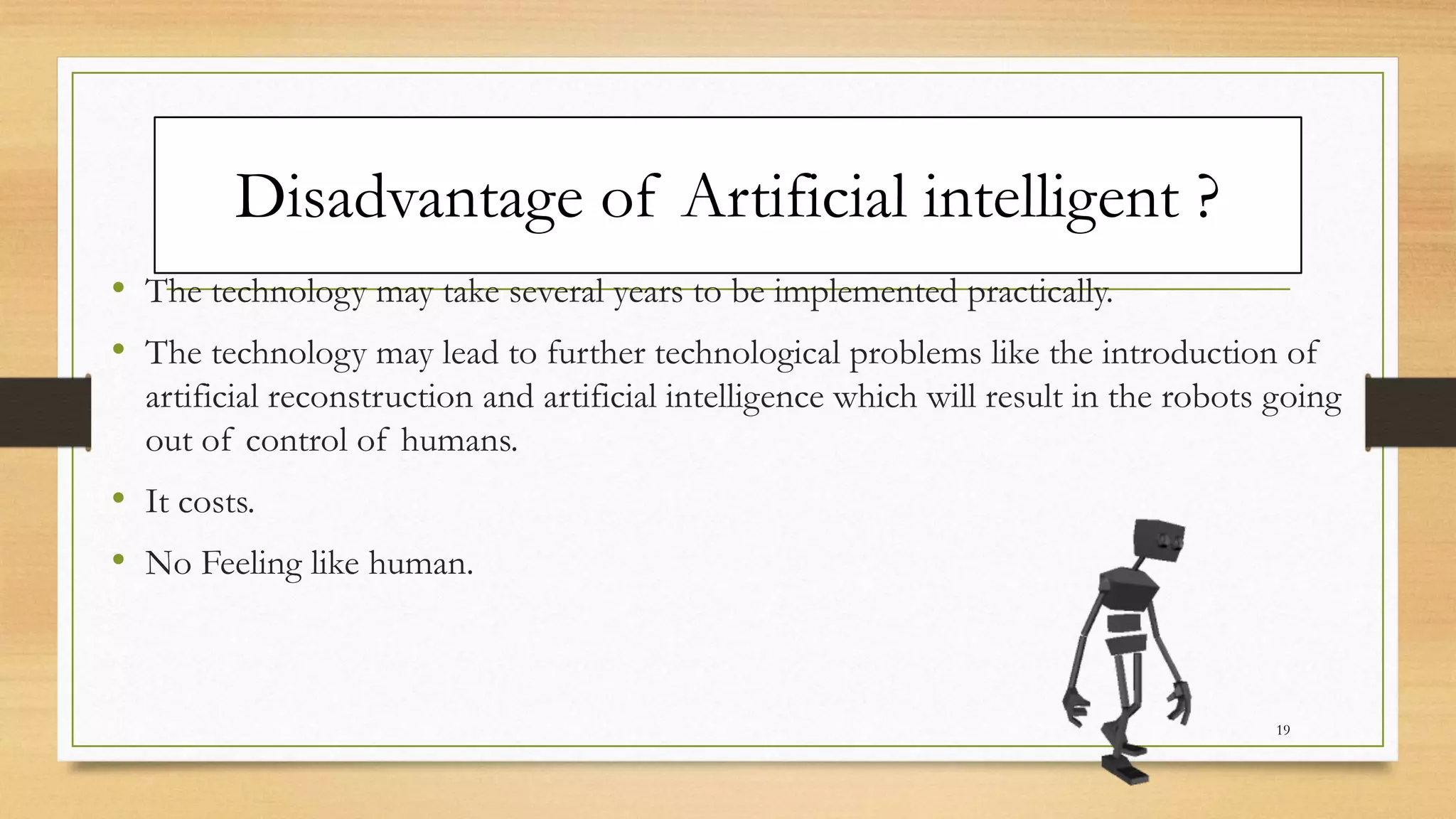 Artificial Intelligence:Will Robots replace human being in the near ...