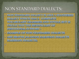 dialect  