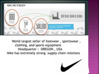 nike supply chain 2018