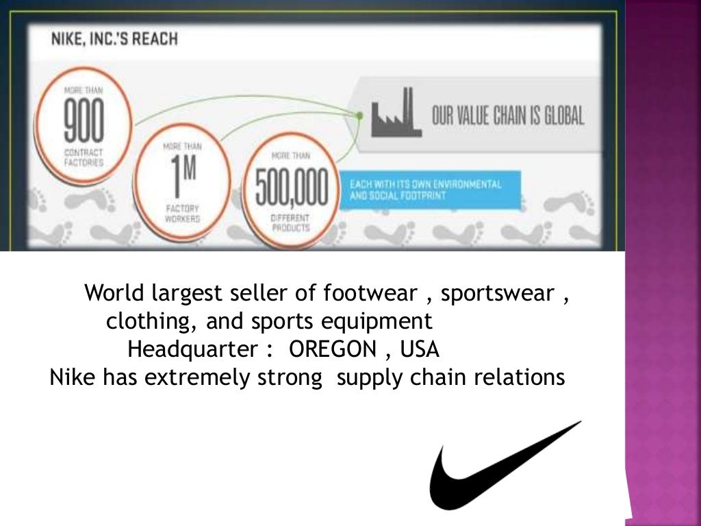 supply chain management of nike