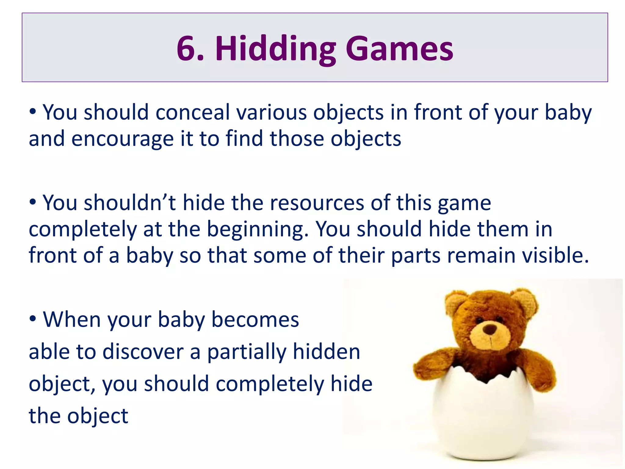 8 ways to promote the cognitive development of babies | PPT