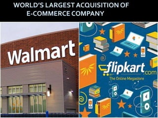 WORLD’S LARGEST ACQUISITION OF
E-COMMERCE COMPANY