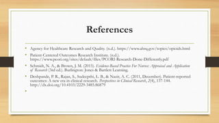 Outcome Research | PPTX