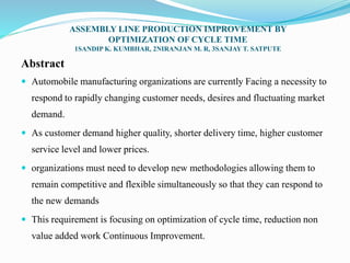 Automated Assembly Systems | PPTX