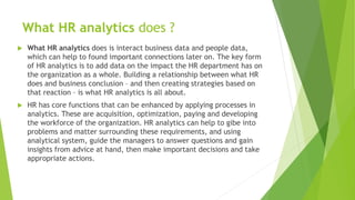 HR ANALYTICS | PPTX