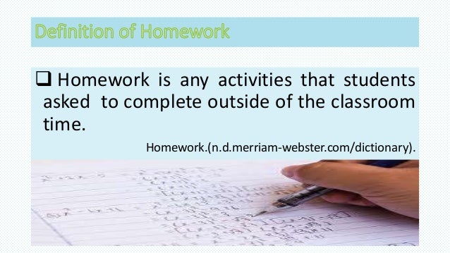 Homework harmful or helpful